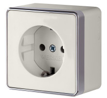 Розетка с заземлением Gallant слоновая кость W5071003