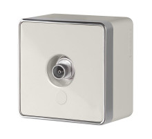 W5083003/ ТВ-розетка оконечная Gallant (слоновая кость) W5083003