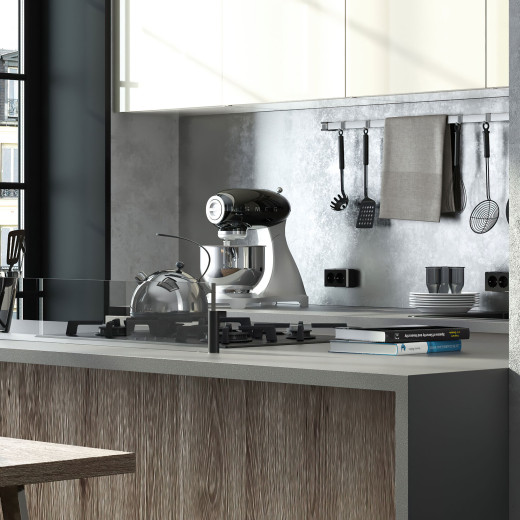 Розетка двойная с заземлением Gallant черный/хром W5072135