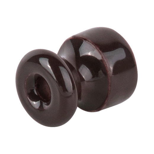 Комплект изоляторов без винта 100 шт. коричневый ретро W6431414