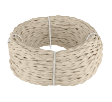 Ретро кабель витой 2х2,5 песочный 20 м (под заказ) Ретро кабель витой  2х2,5  (песочный) 20м