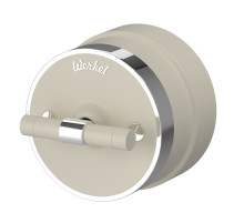 Переключатель/выключатель одноклавишный Vintage слоновая кость матовый/хром W5812055