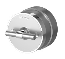 Переключатель/выключатель одноклавишный Vintage серебро матовый/хром W5812054