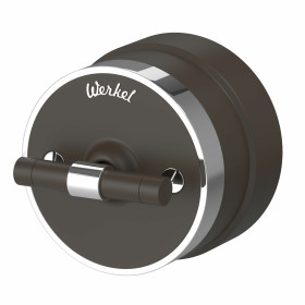 Переключатель/выключатель одноклавишный Vintage мокко матовый/хром W5812052