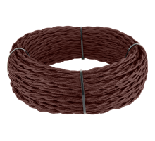 Ретро кабель витой 3х1,5 итальянский орех (под заказ) W6453525